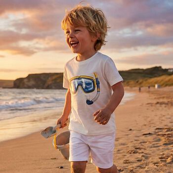 Boys Ivory Goggles T-Shirt