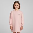 Girls Pink Logo Dress, 1, hi-res