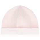 Baby Girls Ivory & Pink Logo Babygrow Gift Set, 2, hi-res