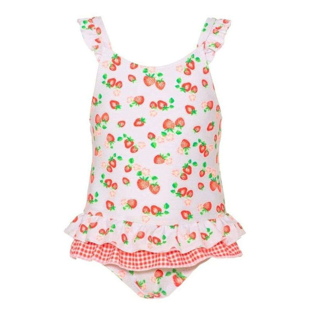 Sunuva Baby Girls Wild Strawberry Frill Swimsuit | Junior Couture UAE