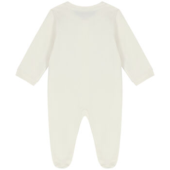 Ivory & Gold Logo Babygrow
