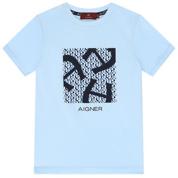 Boys Blue Logo T-Shirt