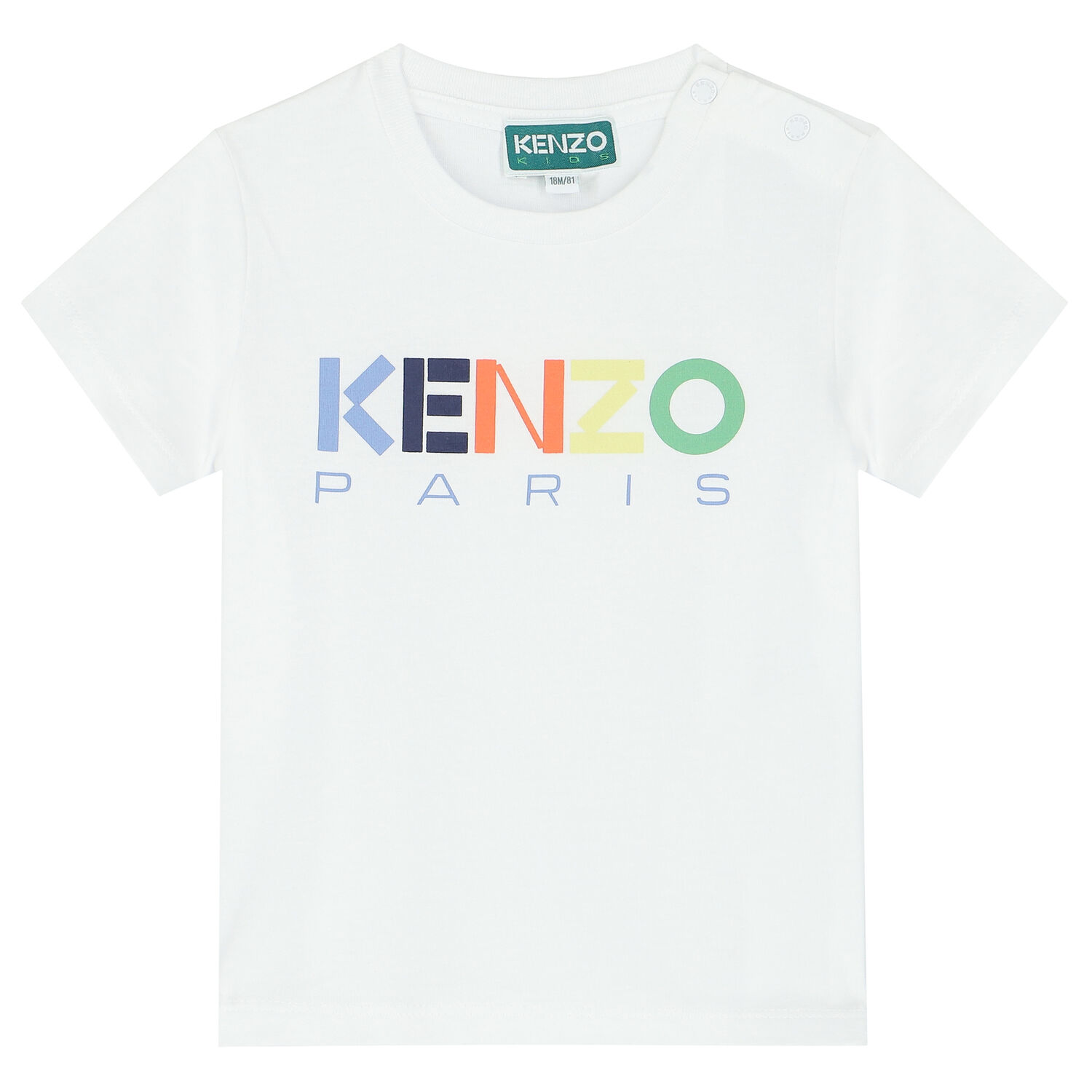 تيشيرت بالشعار باللون الابيض للاولاد, 1, hi-res