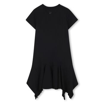 Girls Black Logo Dress