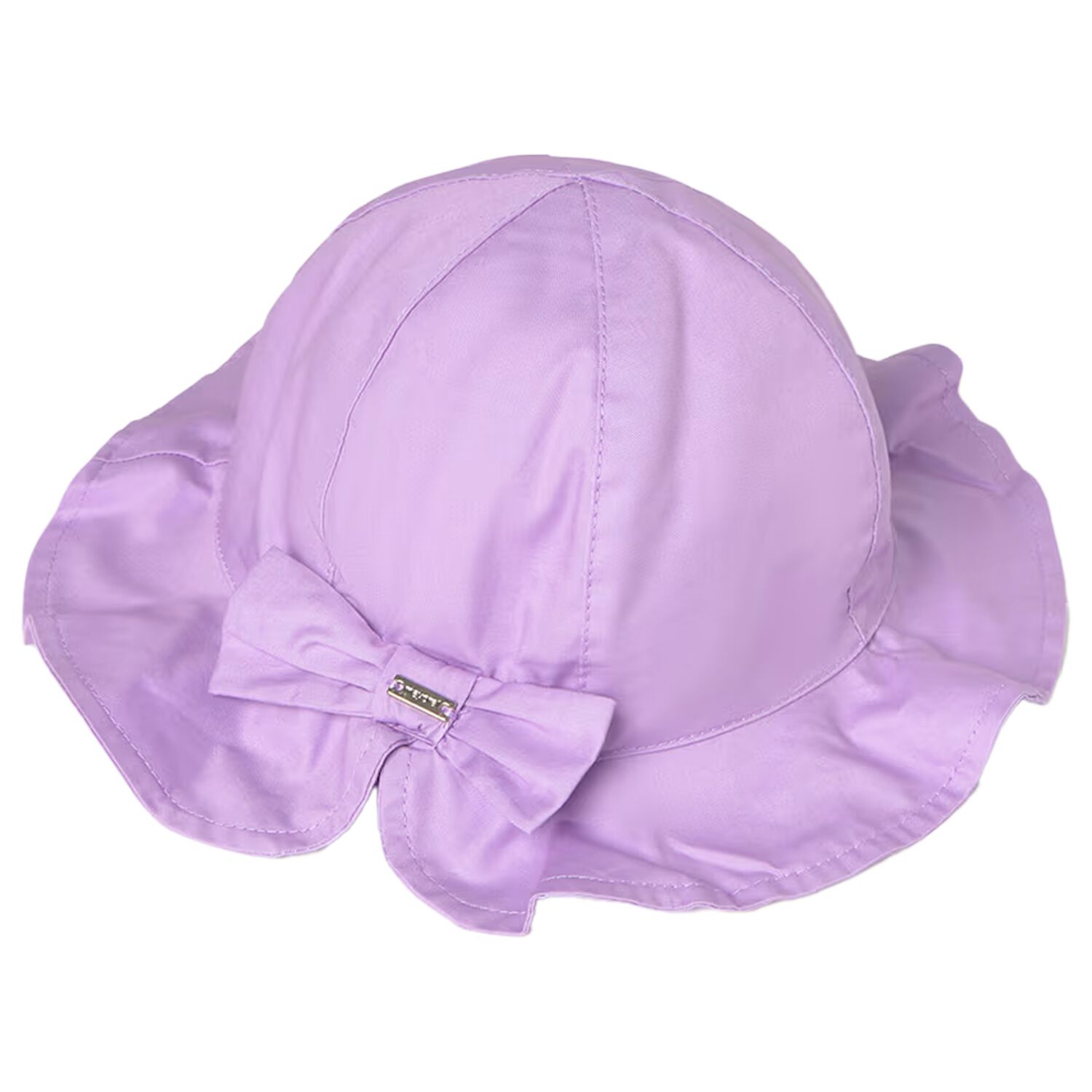 Younger Girls Lilac Bow Hat, 1, hi-res