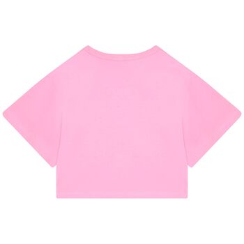 Girls Pink Logo T-Shirt