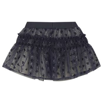Younger Girls Navy Blue Tulle Skirt