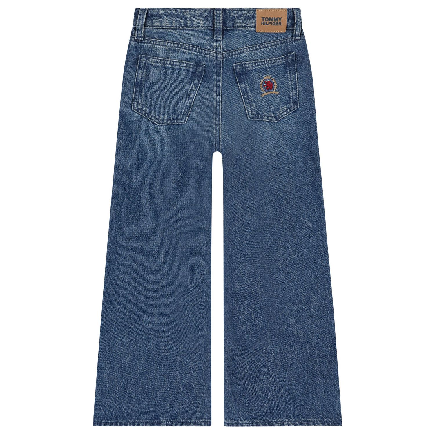 Girls Blue Denim Jeans, 1, hi-res