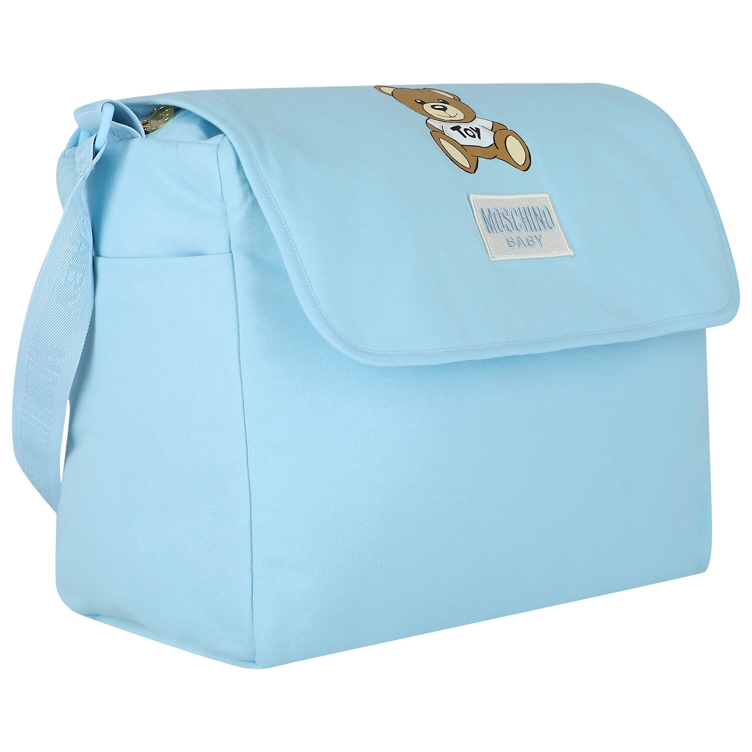 شنطة مواليد بشعار تيدى باللون الازرق للأطفال , 3, hi-res