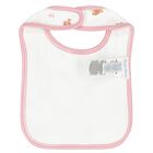 طقم بنات هدايا أفرول بولو باللون الأبيض والوردي, 1, hi-res