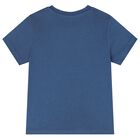 Younger Boys Blue Crocodile T-Shirt, 1, hi-res