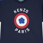 تيشيرت بالشعار باللون الكحلي, 2, hi-res