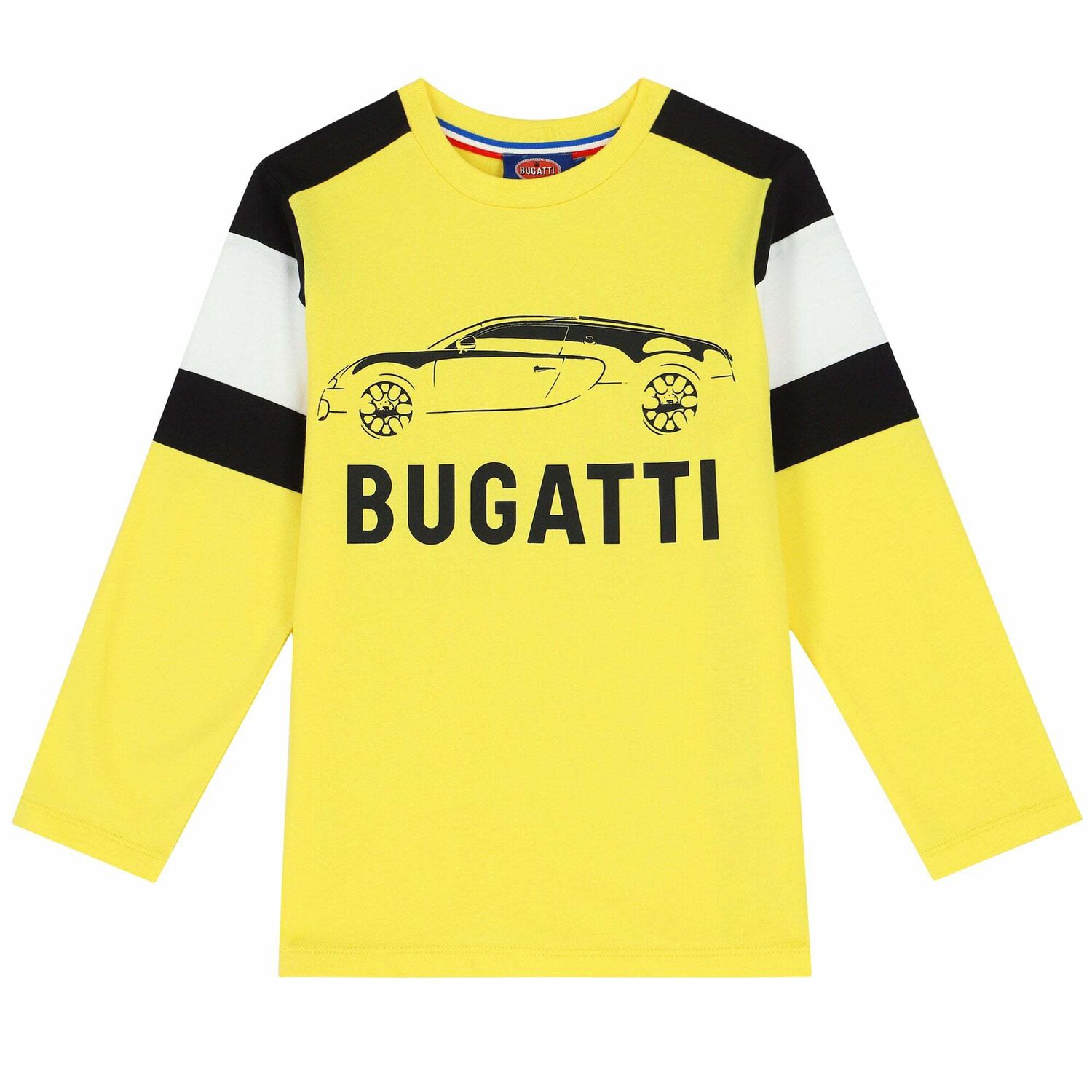 Boys Yellow Logo Long Sleeve Top, 1, hi-res image number null