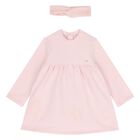 Baby Girls Pink Floral Dress Set, 1, hi-res
