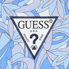 Girls Blue Abstract Logo T-Shirt, 1, hi-res