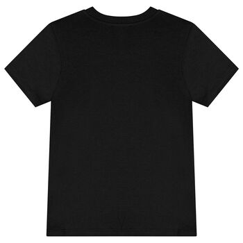Black Teddy Bear Logo T-Shirt