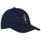 Boys Boys Navy Blue Logo Cap , 1, hi-res