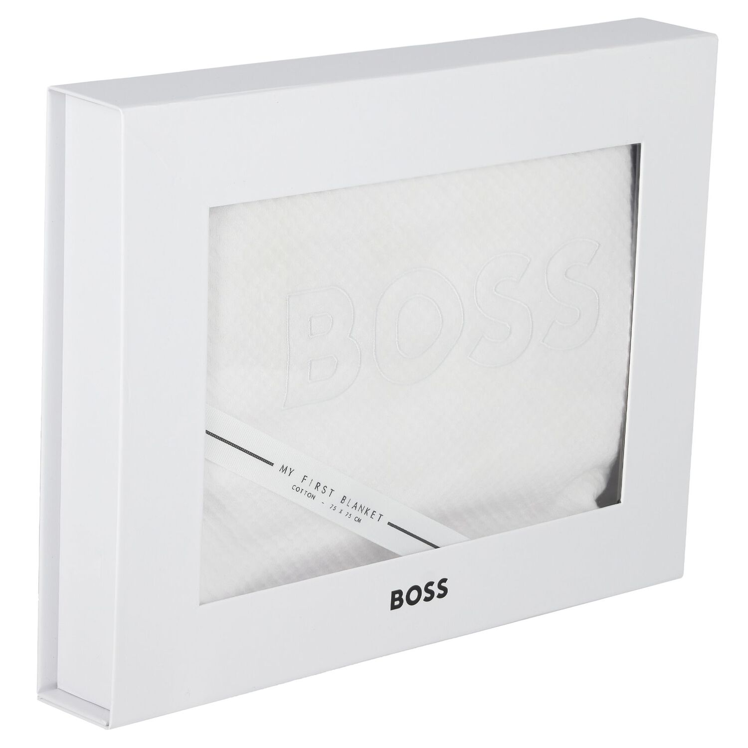White Logo Baby Blanket, 1, hi-res image number null