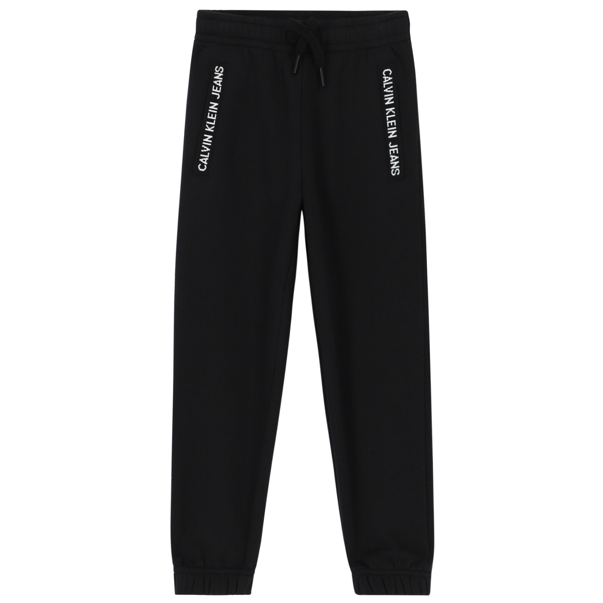 Calvin Klein Boys Black Logo Joggers Junior Couture UAE