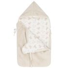 Ivory & Beige Faux Fur Baby Nest, 1, hi-res