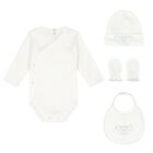 Baby Boys Blue Bodysuit Gift Set, 3, hi-res