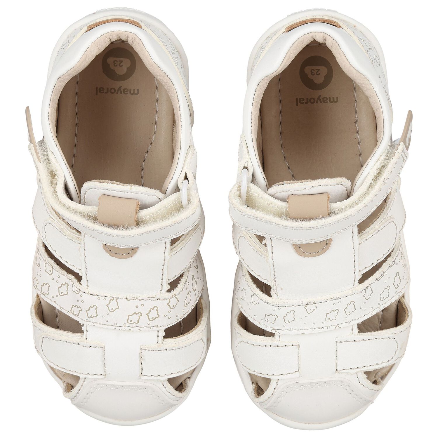 Younger Boys Ivory Sandals, 2, hi-res image number null