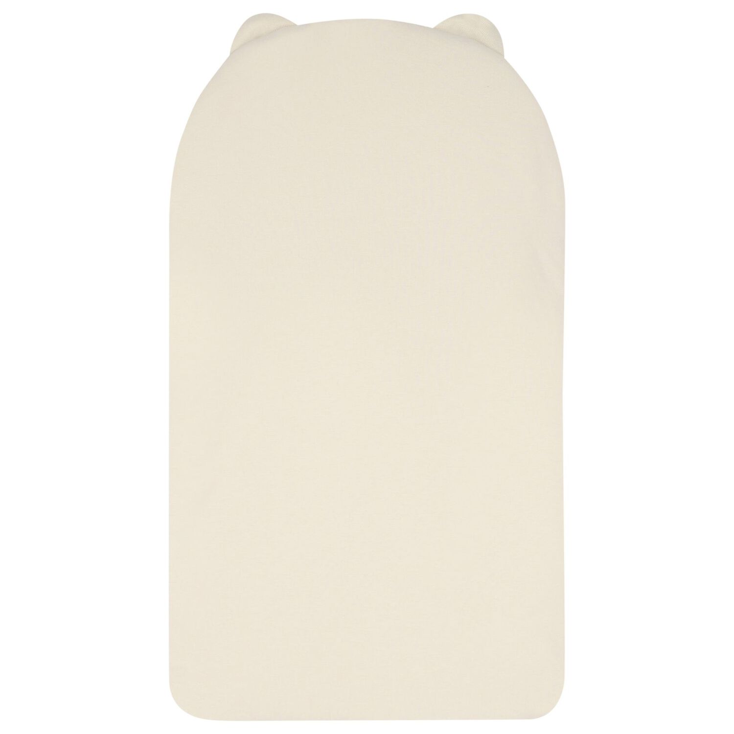 Beige & White Teddy Bear Logo Baby Nest, 1, hi-res