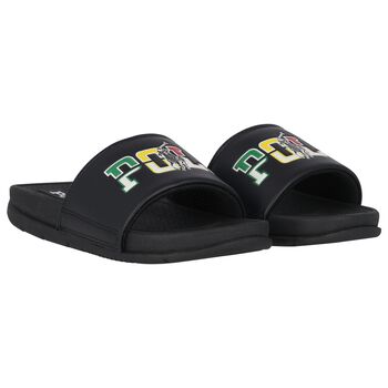 Boys Black Logo Sliders