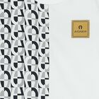 تيشيرت أولاد بالشعار باللون الرمادى والأبيض, 1, hi-res