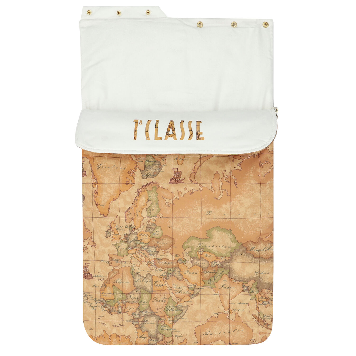 مدس بطبعة خريطة باللون البيج, 1, hi-res