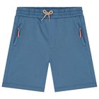 Boys White & Blue Surfing Board Shorts Set, 1, hi-res