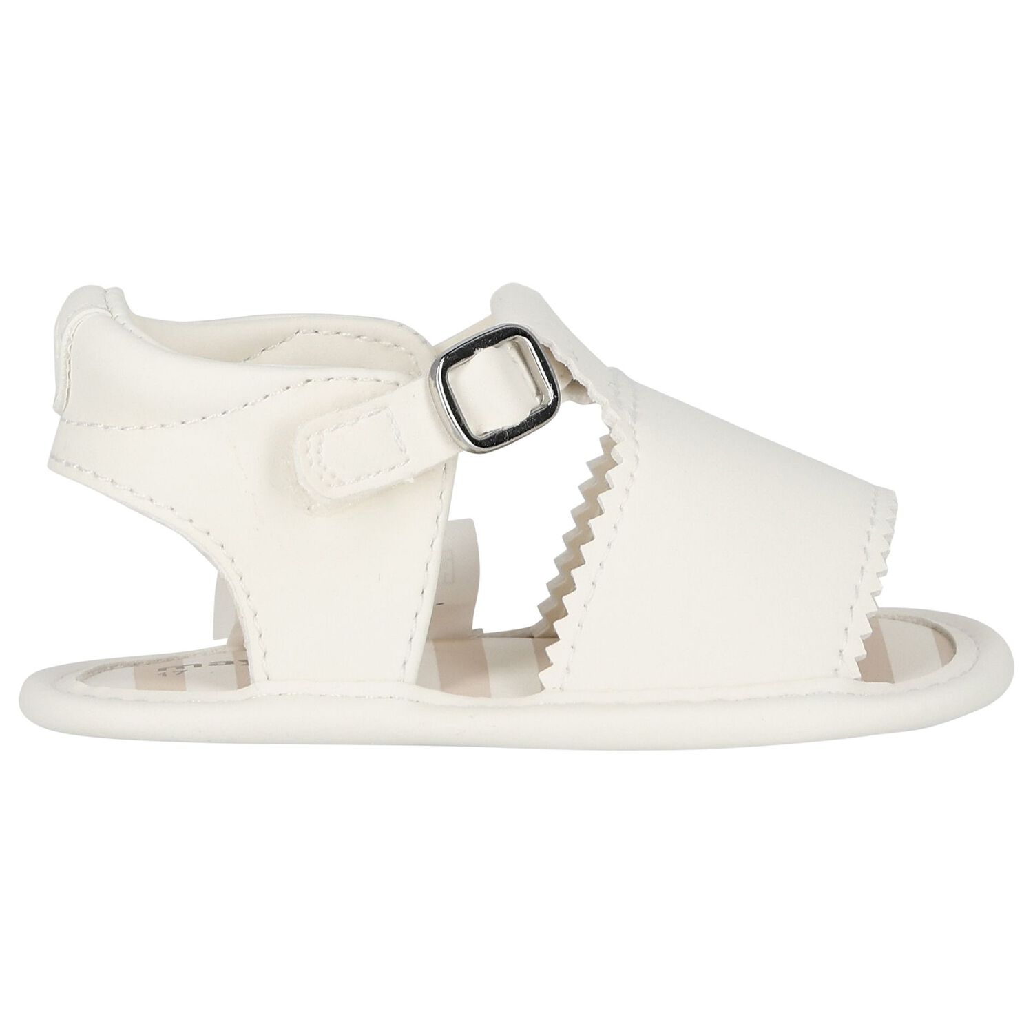 صندل بنات باللون الأبيض, 1, hi-res