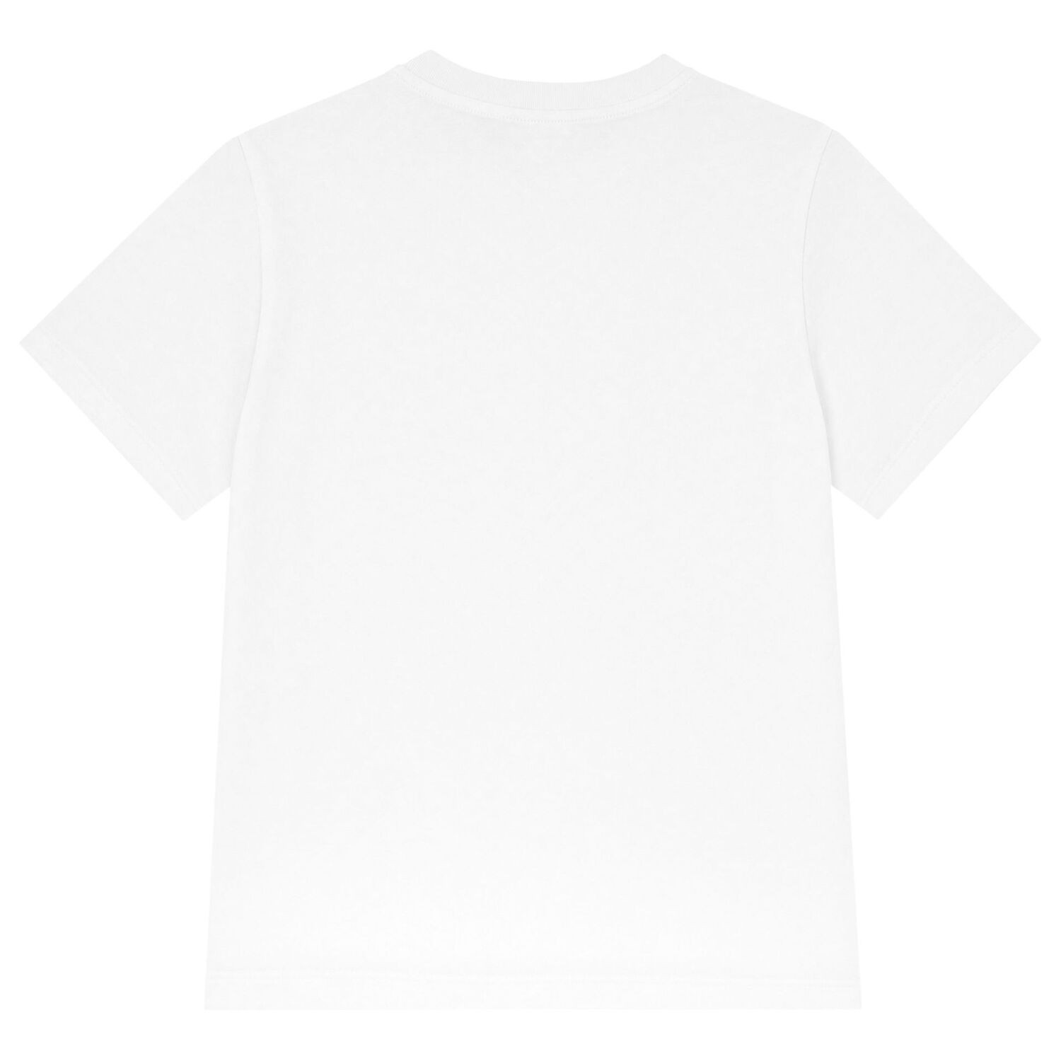 Boys White Logo T-Shirt, 1, hi-res