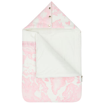 Pink & Ivory Geo Map Baby Nest