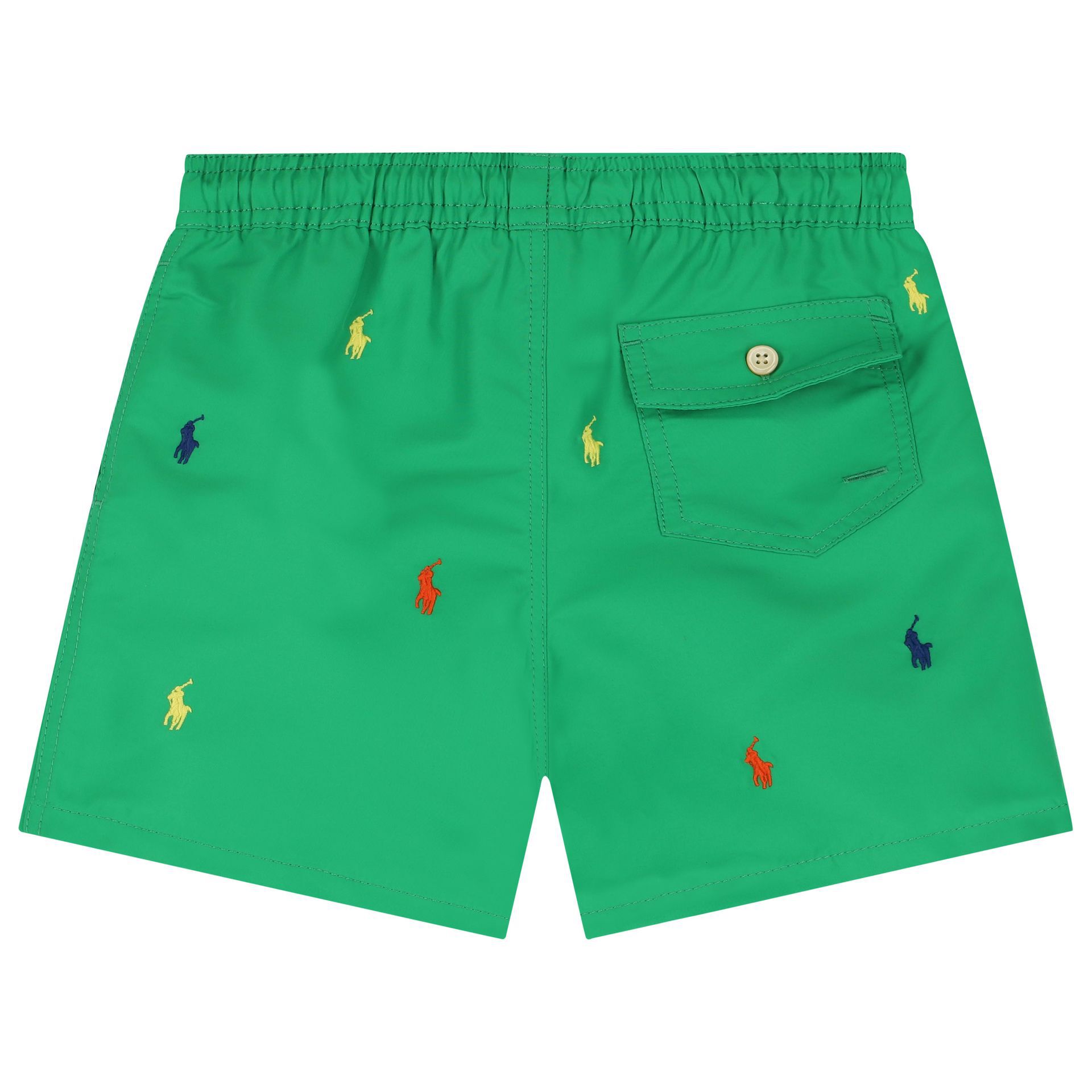 Ralph Lauren Boys Green Logo Swim Shorts Junior Couture UAE