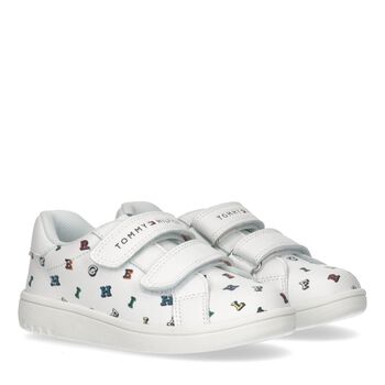 White Logo Trainers