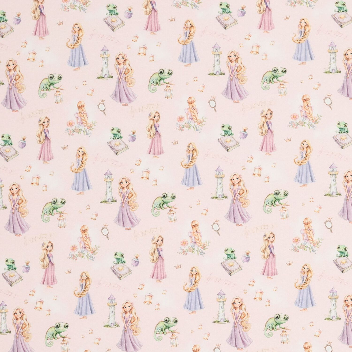 بطانية أورورا وردية للبنات الرضع مزينة بالكشكشة, 1, hi-res