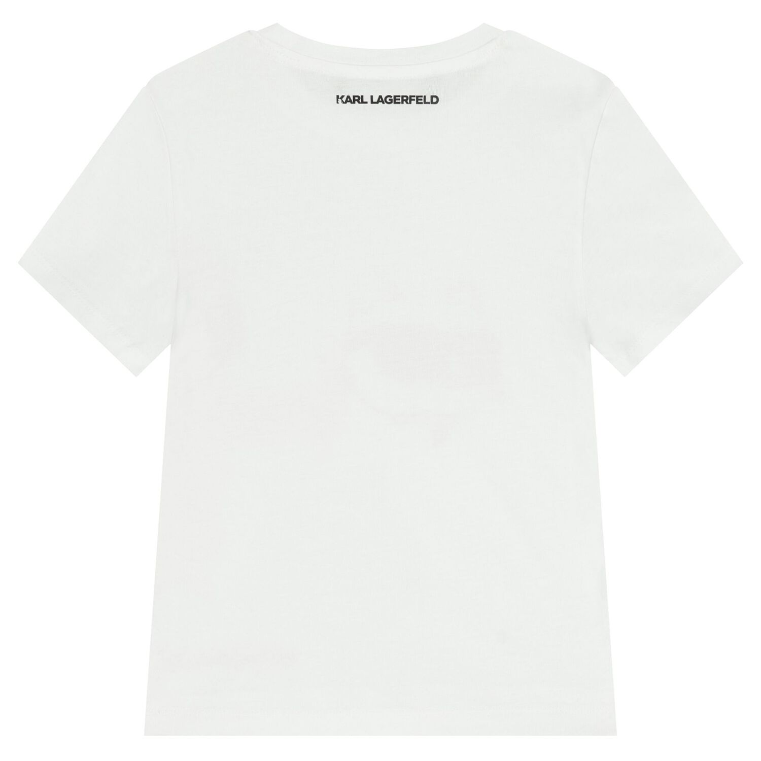 Girls White Ikonik Karl & Choupette T-Shirt, 1, hi-res