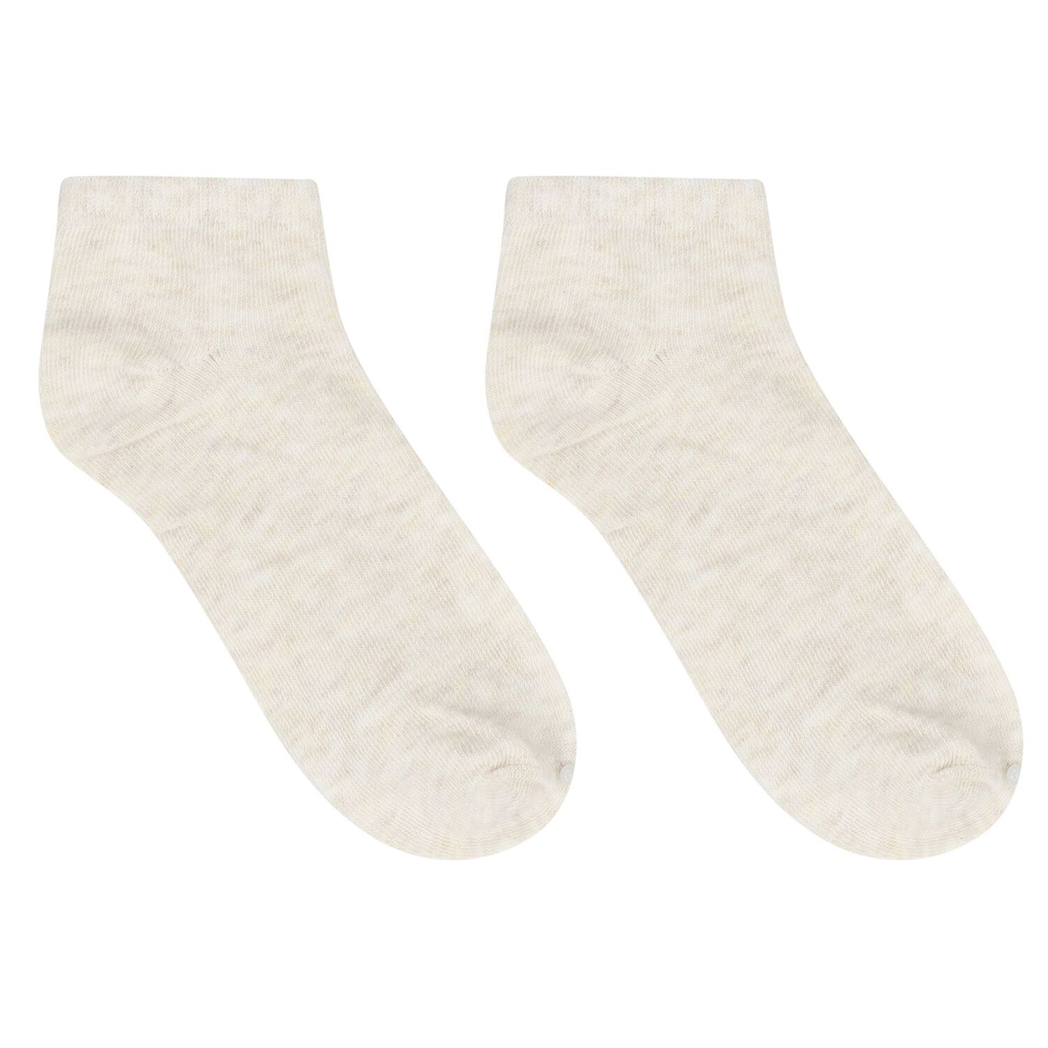 Boys Beige & White Socks (3 Pack) , 2, hi-res