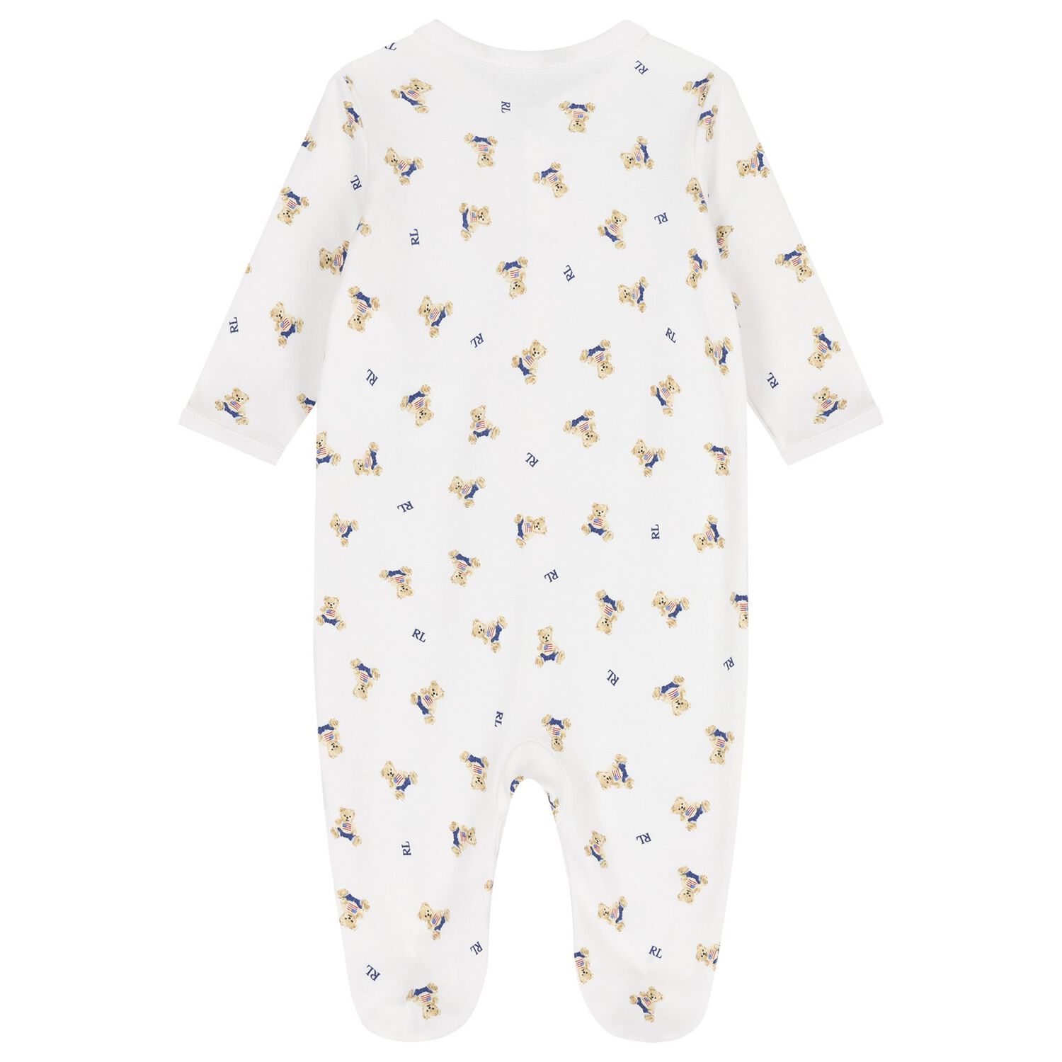 طقم هدايا ملابس أطفال للأولاد باللون العاجي والأزرق الداكن, 1, hi-res