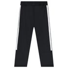Boys Black Logo Marvel Tracksuit, 1, hi-res