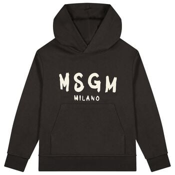 Brown Logo Hooded Top 