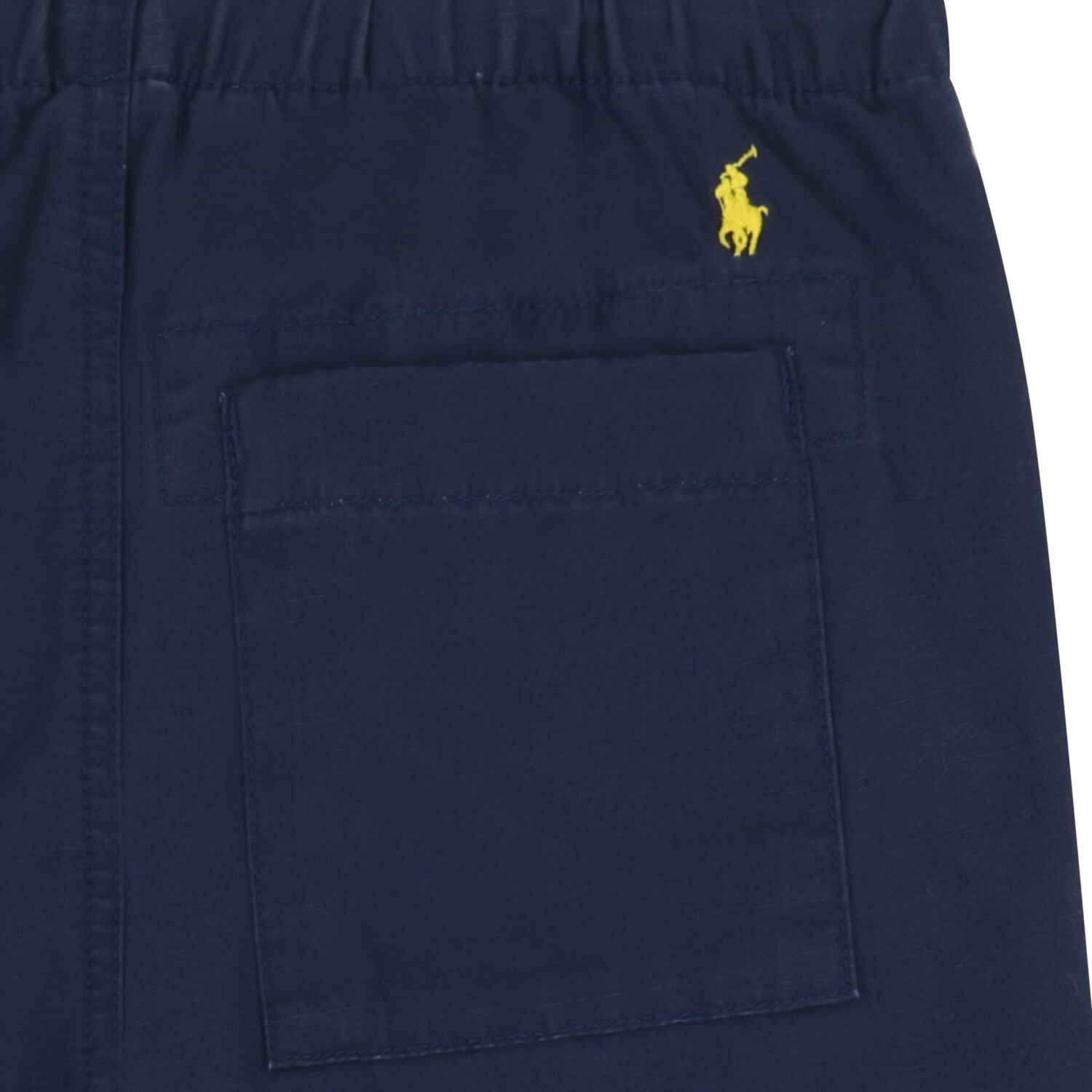Boys Navy Blue Logo Trousers, 1, hi-res