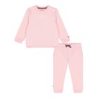 Baby Girls Pink Logo Tracksuit, 2, hi-res