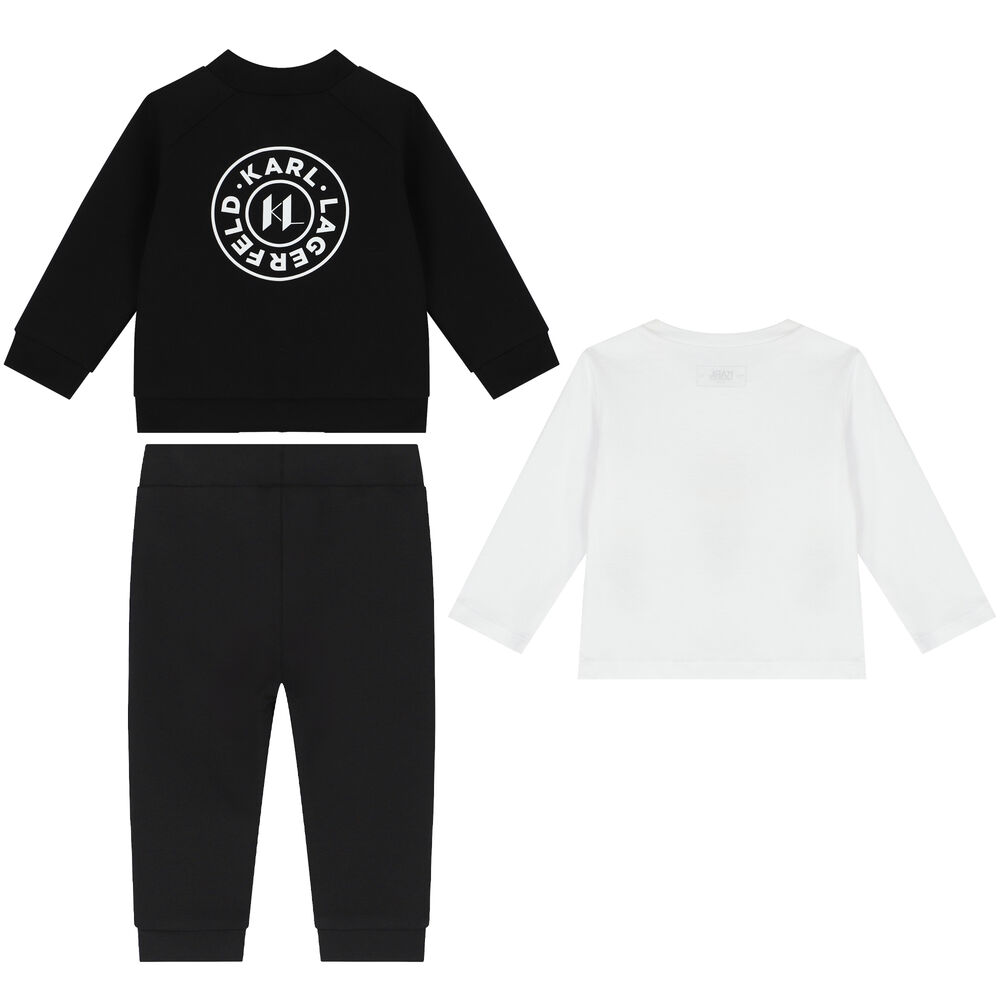 Karl Lagerfeld  Tracksuit Logo Blackwhite