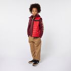 Boys Red Logo Hooded Top, 3, hi-res