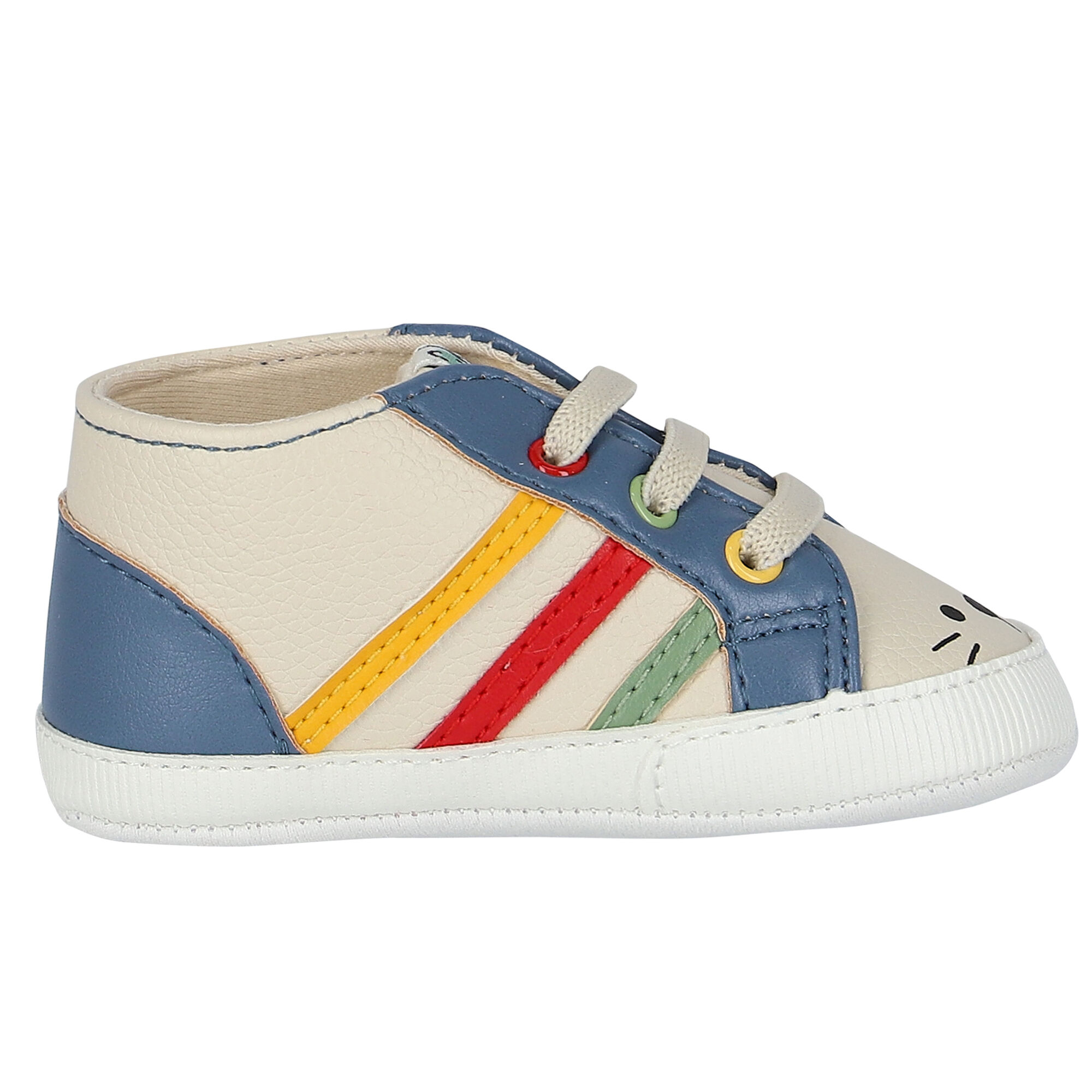 Mayoral Baby Boys Ivory Pre Walker Shoes Junior Couture UAE