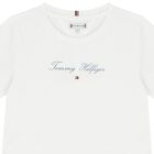 Girls White Logo T-Shirt, 2, hi-res