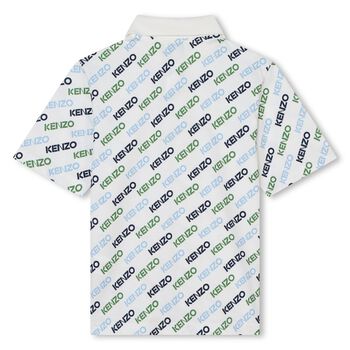 Boys Ivory Logo Polo Shirt