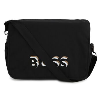 Black Logo Baby Changing Bag
